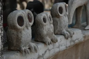 Owl In Nieu Bethesda South Africa